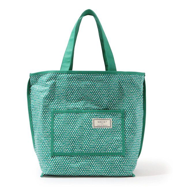 SOULEIADO「SOULEIADO プリント リバーシブルバッグ」|トートバッグ|52 ライトグリーン系