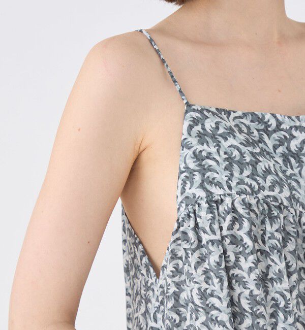 SOULEIADO「レーヨンツイルプリント コンビネゾン」|オールインワン|