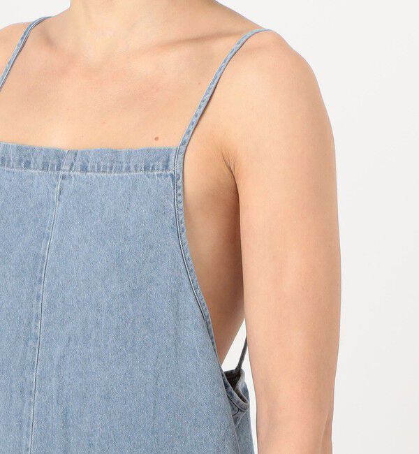 TOMORROWLAND BUYING WEAR「BASERANGE YUMI JUMPSUIT コットンシルクデニム ジャンプスーツ」|オールインワン|