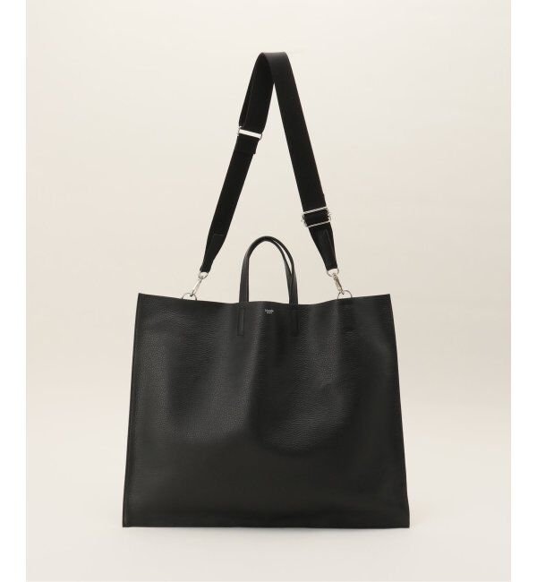  「【blancle/ ブランクレ】S.LEATHER FLAT TOTE」|トートバッグ|