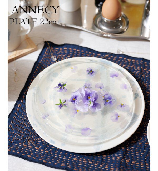 journal standard Furniture「【SAKUZAN/サクザン】JSF別注 ANNECY PLATE　プレート 22cm」|食器・キッチングッズ|ブルー A