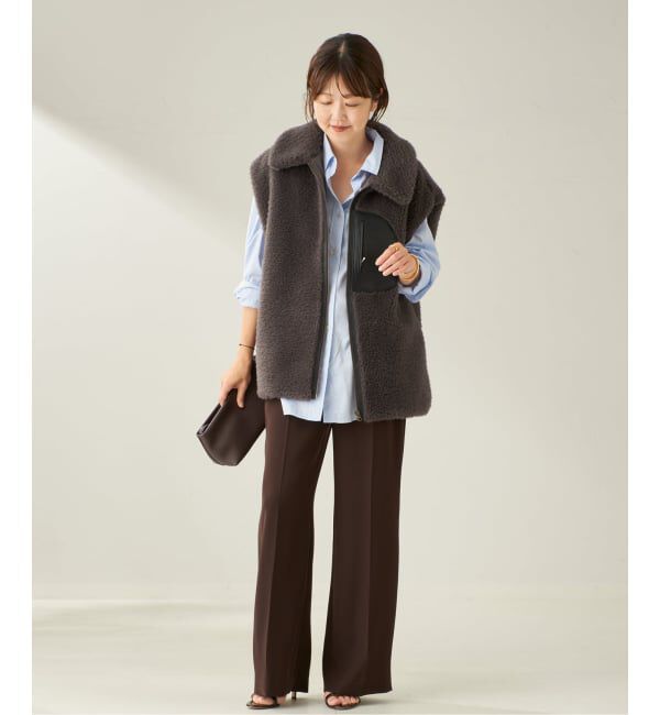 Plage「lesTendre boa ベスト」|ダウンベスト・ベスト|