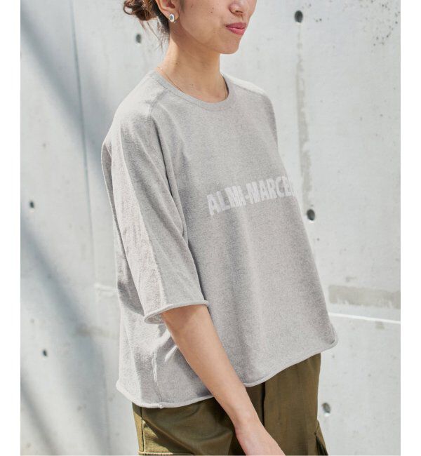 IENA「LEVITAロゴ ハーフスリーブプルオーバー」|ニット・セーター|