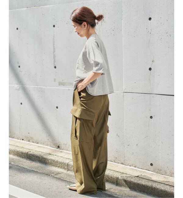 IENA「LEVITAロゴ ハーフスリーブプルオーバー」|ニット・セーター|