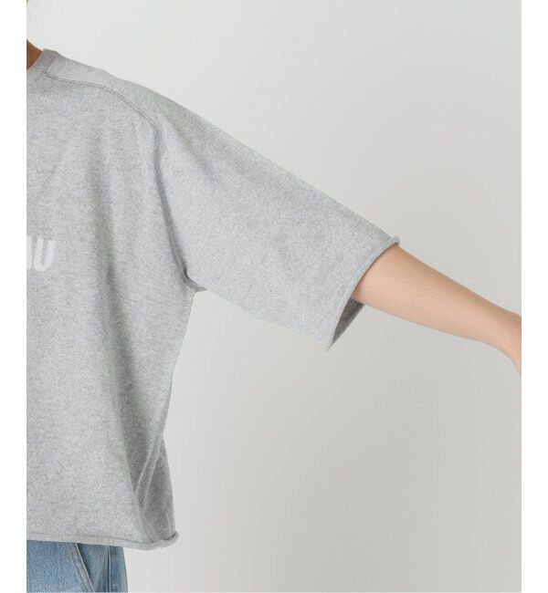 IENA「LEVITAロゴ ハーフスリーブプルオーバー」|ニット・セーター|