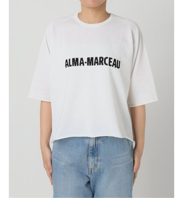 IENA「LEVITAロゴ ハーフスリーブプルオーバー」|ニット・セーター|