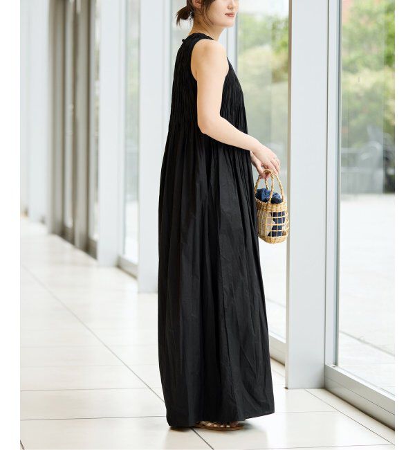 IENA LA BOUCLE「IENA LA BOUCLE ギャザーオールインワン」|オールインワン|