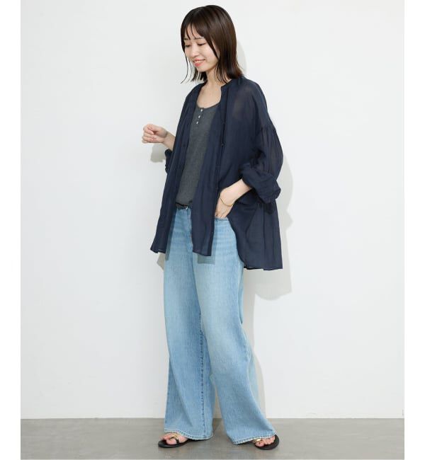 SLOBE IENA「《追加》ラミースキッパーシャツ」|シャツ・ブラウス|