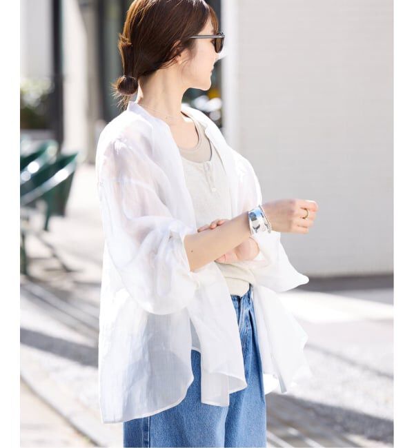 SLOBE IENA「《追加》ラミースキッパーシャツ」|シャツ・ブラウス|