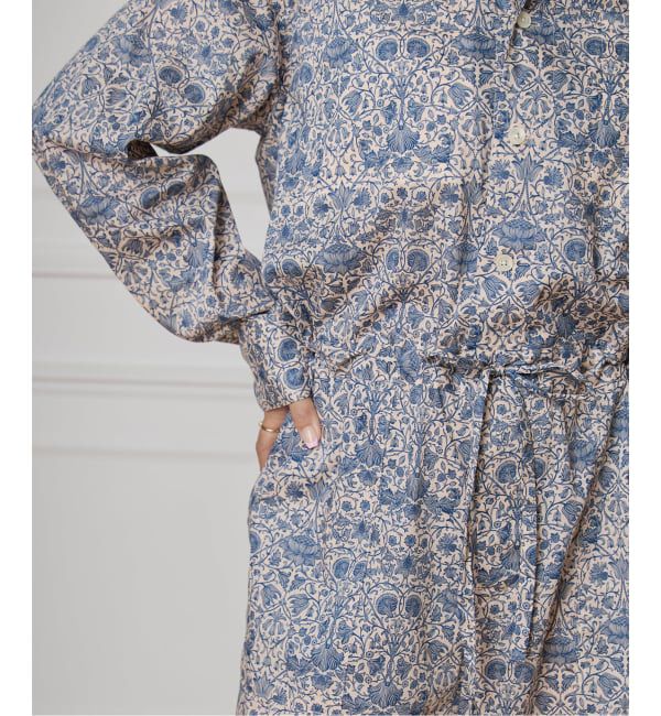 IENA LA BOUCLE「IENA LA BOUCLE LIBERTYコットンローンオールインワン」|オールインワン|