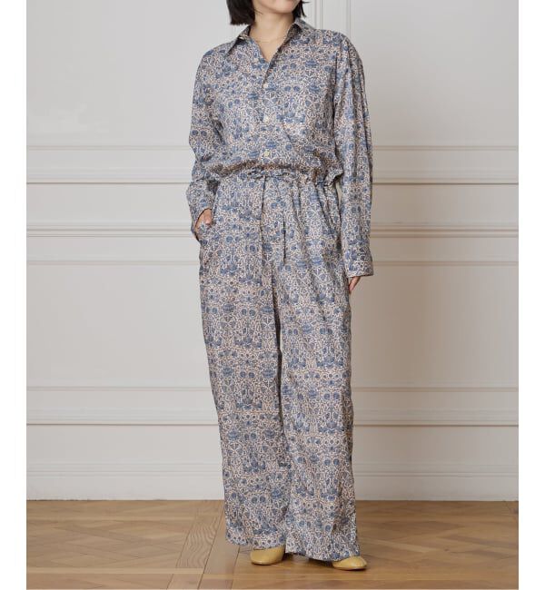 IENA LA BOUCLE「IENA LA BOUCLE LIBERTYコットンローンオールインワン」|オールインワン|