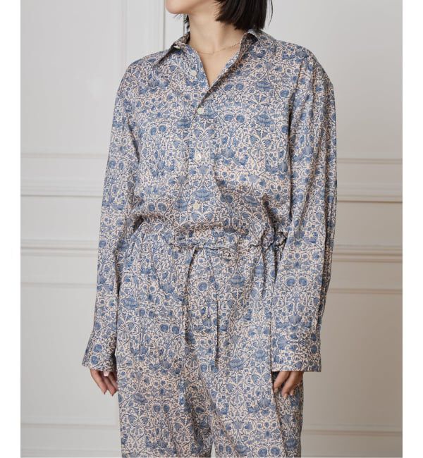 IENA LA BOUCLE「IENA LA BOUCLE LIBERTYコットンローンオールインワン」|オールインワン|ピンク