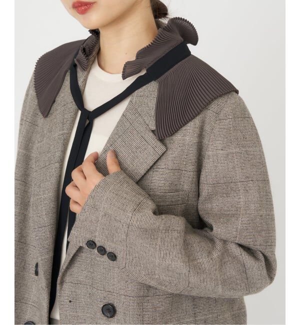 IENA「L'UNE/リュンヌ PLEATS COLLAR 付け襟」|その他|