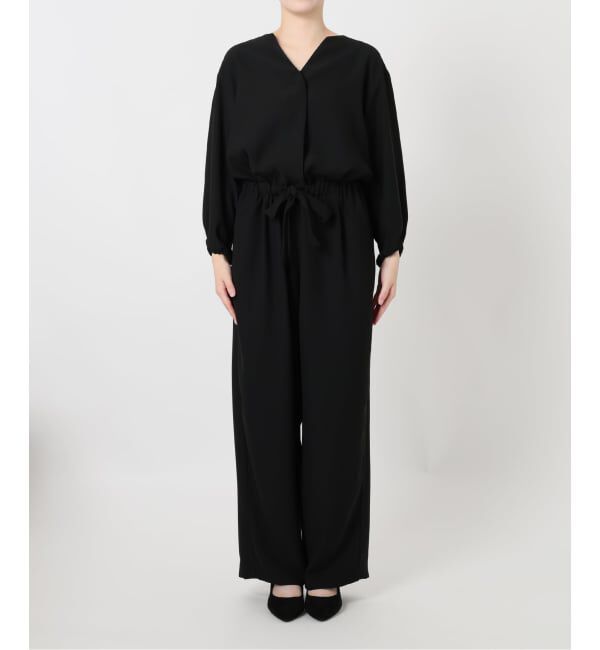 VERMEIL par iena「バックサテンジョーゼットオールインワン」|オールインワン|