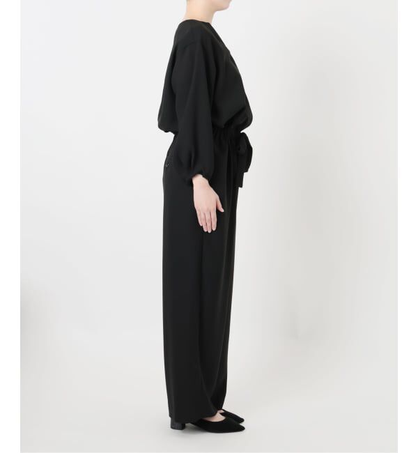 VERMEIL par iena「バックサテンジョーゼットオールインワン」|オールインワン|