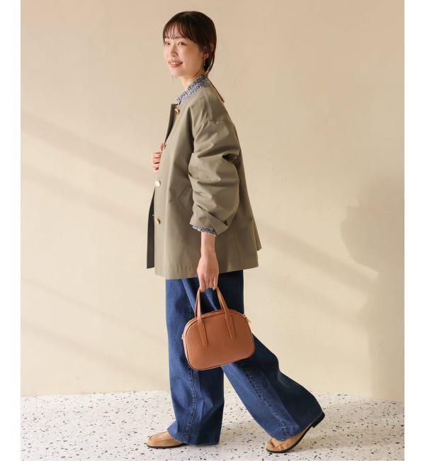 SLOBE IENA「MARCO BIANCHINI SLOBE別注 ラウンドボストンバッグ ECHO OF PETALS 25107」|ボストンバッグ|