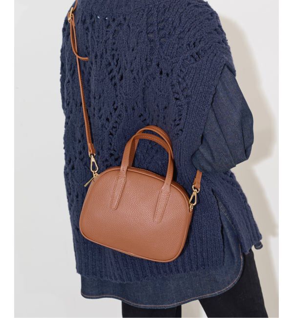 SLOBE IENA「MARCO BIANCHINI SLOBE別注 ラウンドボストンバッグ ECHO OF PETALS 25107」|ボストンバッグ|