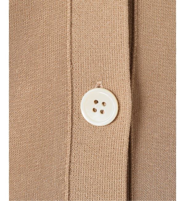 IENA「《予約》アセテートシルクVネックカーディガン」|カーディガン|