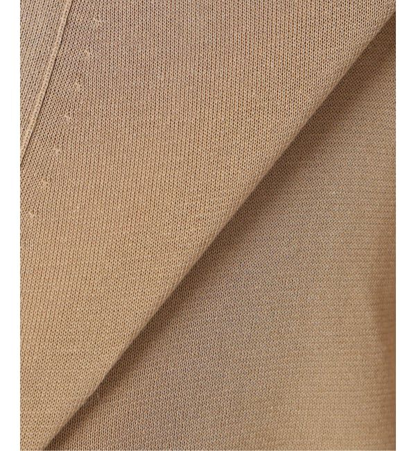 IENA「《予約》アセテートシルクVネックカーディガン」|カーディガン|