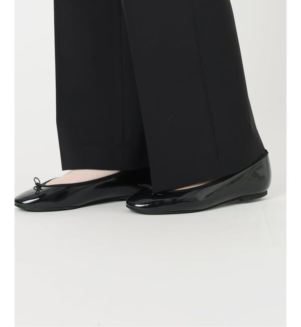 IENA「《予約》ウォッシャブル セミフレアパンツ」|スラックス|