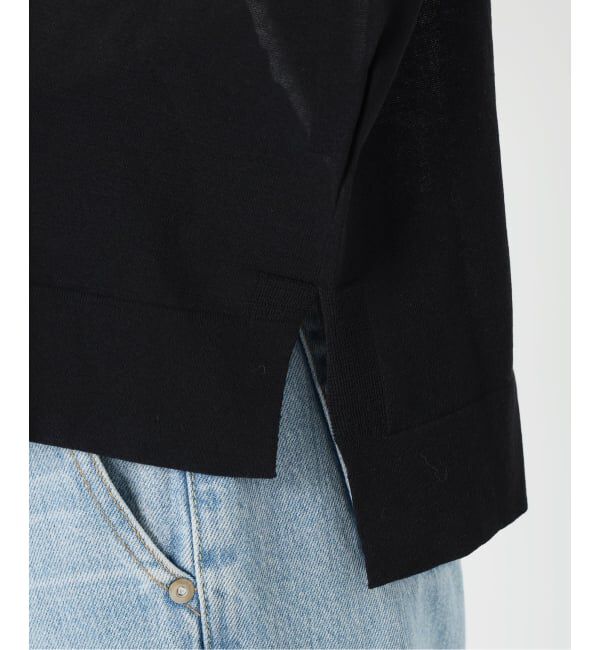 IENA「《予約》ウォッシャブル シアーニットプルオーバー」|ニット・セーター|