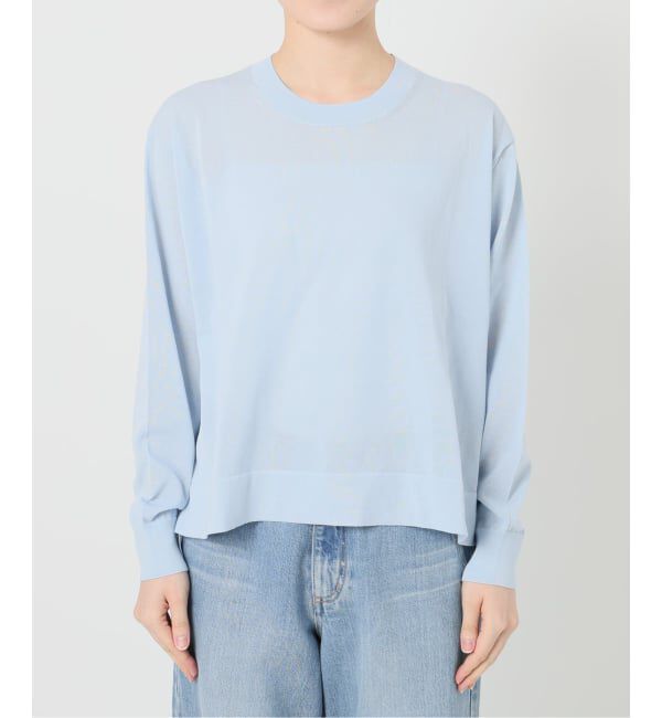 IENA「《予約》ウォッシャブル シアーニットプルオーバー」|ニット・セーター|