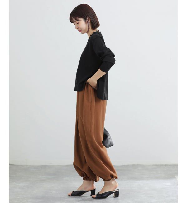 IENA「《予約》ウォッシャブル シアーニットプルオーバー」|ニット・セーター|