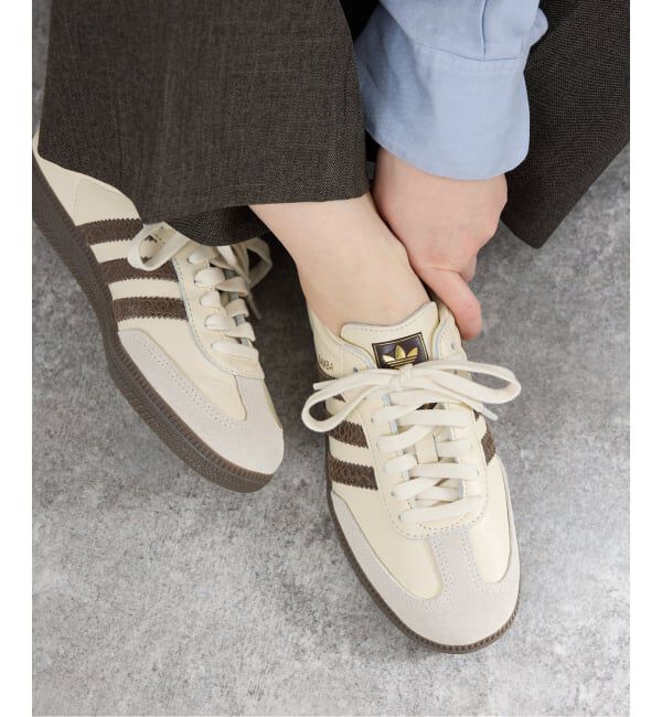 IENA「《予約》adidas originals/アディダス オリジナルス SAMBA OG W スニーカー IH3980」|スニーカー|ベージュ