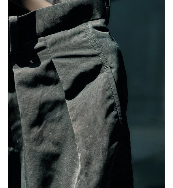 EDIFICE「m&rsquo;s braque(エムズ ブラック) for BOUCLE バイオエイジングタックワイドハ」|スラックス|