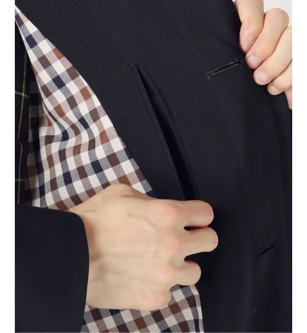 JOURNAL STANDARD「Aquascutum for JOURNAL STANDARD EX WOOL GABARDINE BALMACHAN COAT」|ステンカラーコート|
