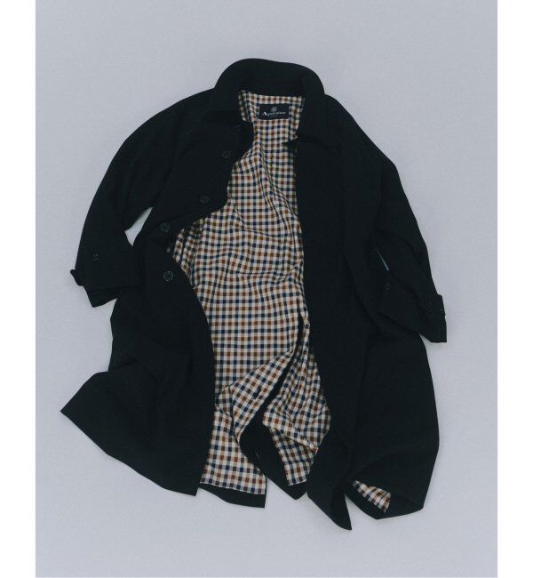 JOURNAL STANDARD「Aquascutum for JOURNAL STANDARD EX WOOL GABARDINE BALMACHAN COAT」|ステンカラーコート|