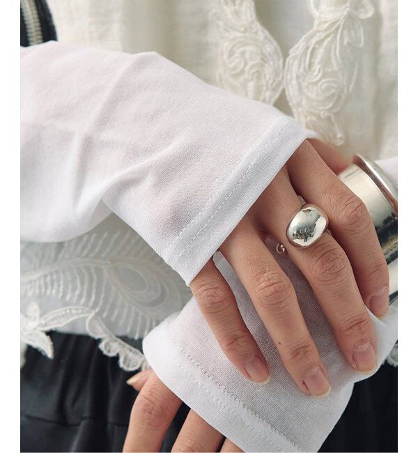 journal standard L'essage「【AGMES/アグメス】SIENNA RING STERLING SILVER：リング」|リング|シルバー