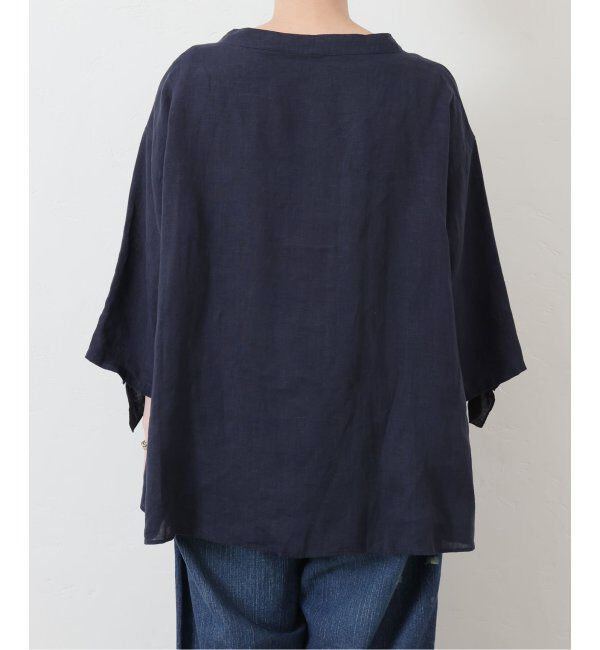 journal standard luxe「フレンチリネンキャンバス フリルプルブラウス」|シャツ・ブラウス|