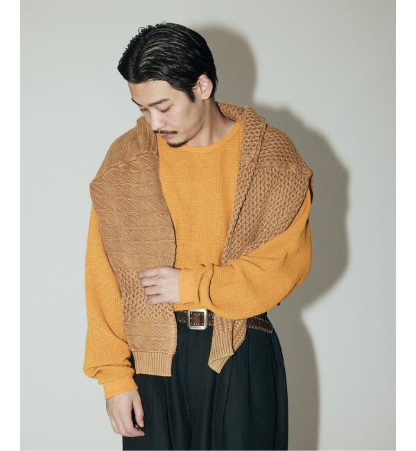 J.S.Homestead「J.S.Homestead /  レノ メッシュ ファブリック ロンT」|Tシャツ・カットソー|