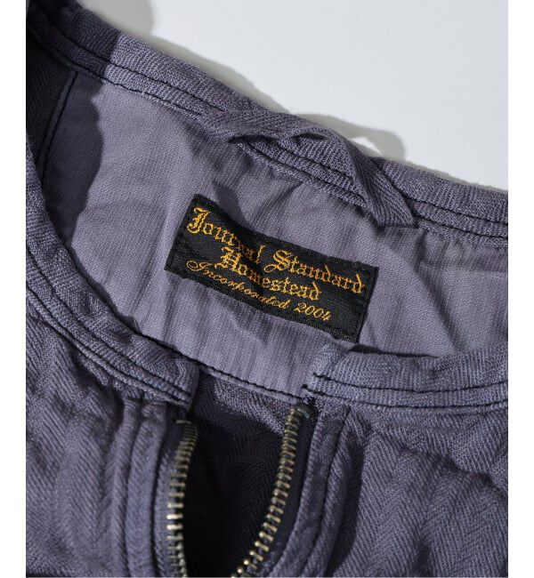 J.S.Homestead「J.S.Homestead / バリアス クロス ジップ シャツ」|シャツ・ブラウス|