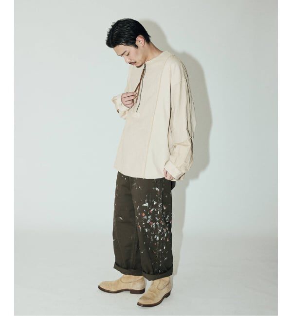 J.S.Homestead「J.S.Homestead / バリアス クロス ジップ シャツ」|シャツ・ブラウス|