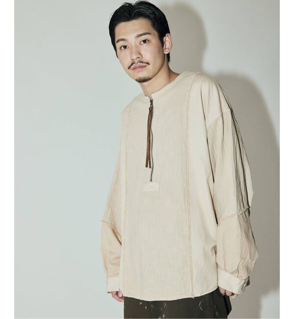 J.S.Homestead「J.S.Homestead / バリアス クロス ジップ シャツ」|シャツ・ブラウス|