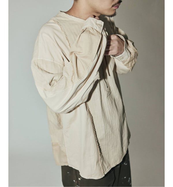 J.S.Homestead「J.S.Homestead / バリアス クロス ジップ シャツ」|シャツ・ブラウス|