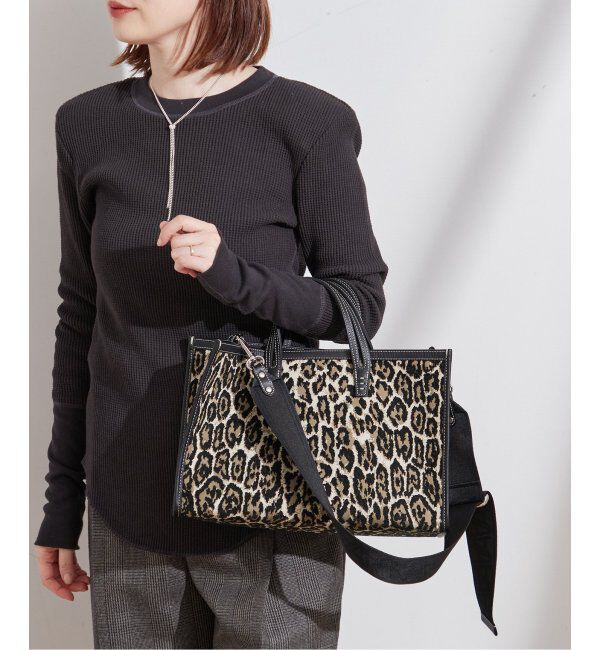 journal standard L'essage「《別注》【A VACATION】BREAD-M-L KHAKI LEO：トートバッグ」|トートバッグ|