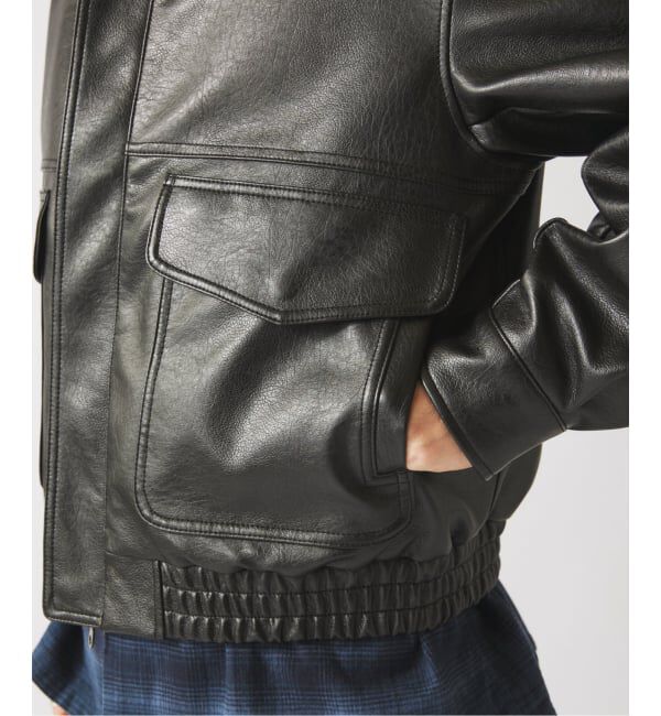 JOURNAL STANDARD relume「フェイクレザー フライトジャケット」|ミリタリージャケット|