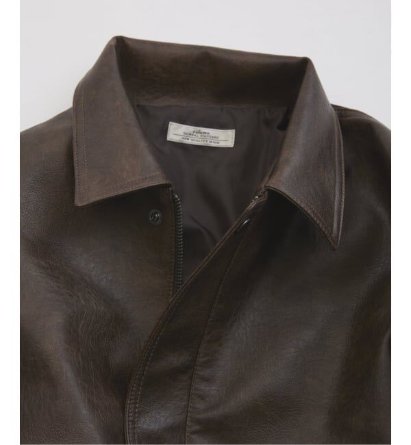 JOURNAL STANDARD relume「フェイクレザー フライトジャケット」|ミリタリージャケット|