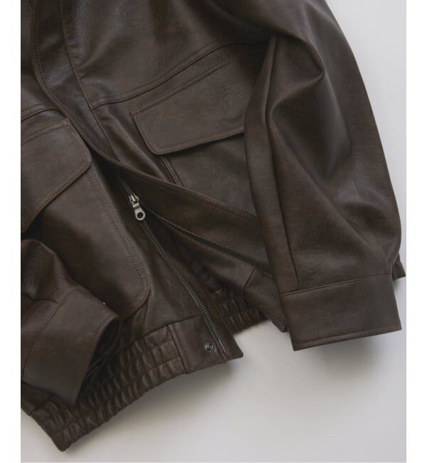 JOURNAL STANDARD relume「フェイクレザー フライトジャケット」|ミリタリージャケット|