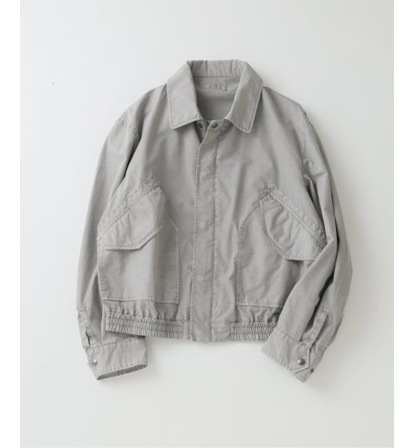 JOURNAL STANDARD relume「ガーメントダイ カラー フライトジャケット」|ミリタリージャケット|グレーA