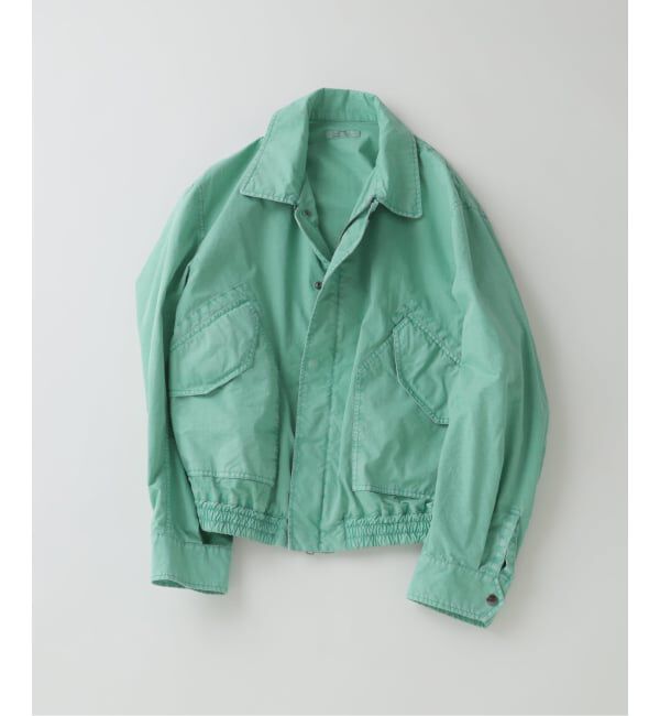 JOURNAL STANDARD relume「ガーメントダイ カラー フライトジャケット」|ミリタリージャケット|グリーン C