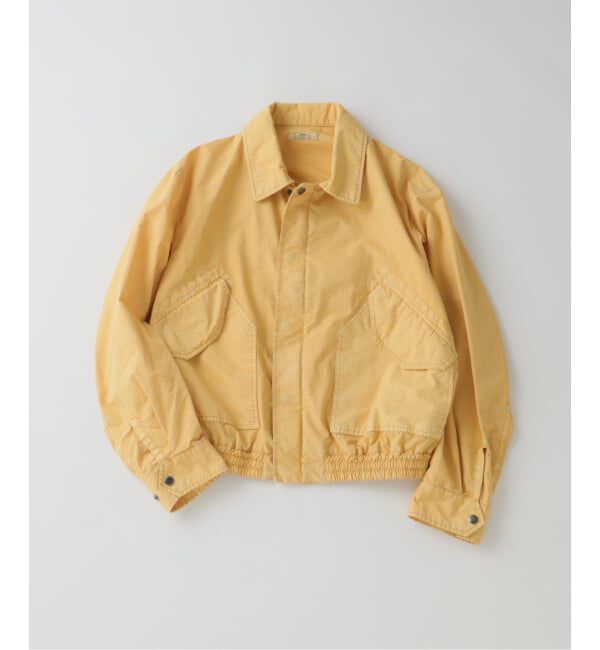 JOURNAL STANDARD relume「ガーメントダイ カラー フライトジャケット」|ミリタリージャケット|イエロー