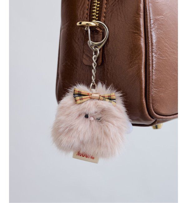 U by SPICK&SPAN「NEONMOON/ ネオンムーン micro dusty」|キーケース|ベージュ