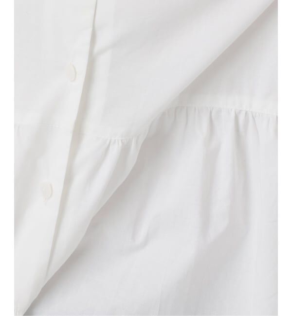 U by SPICK&SPAN「《WEB限定》スタンドカラーフリルブラウス」|シャツ・ブラウス|