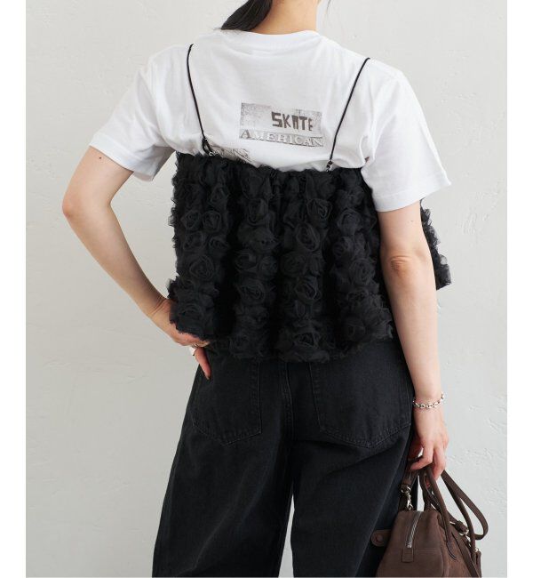 U by SPICK&SPAN「フラワーチュールベアブラウス」|シャツ・ブラウス|