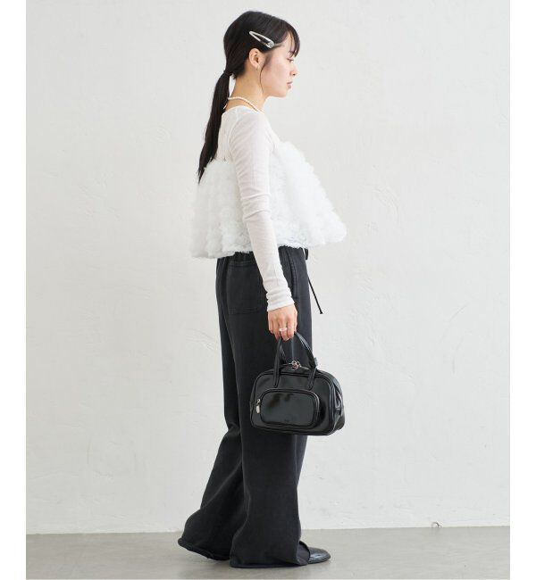 U by SPICK&SPAN「フラワーチュールベアブラウス」|シャツ・ブラウス|