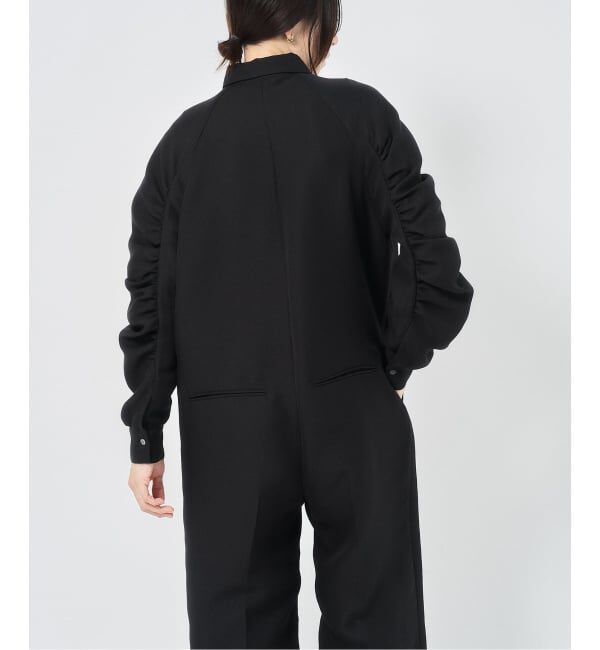 HARDY NOIR「ギャザーソデシャツオールインワン」|オールインワン|